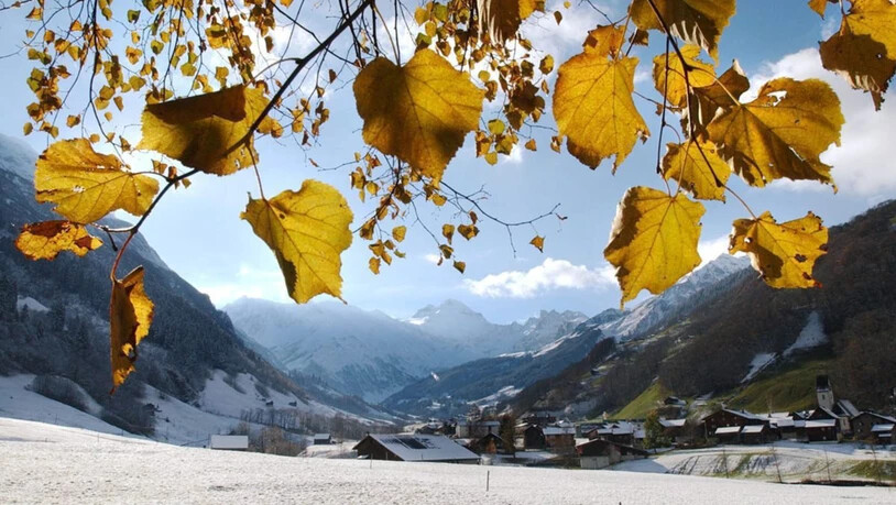 Elm, Wetter, Herbst, Winter, Panorama, Aussicht, Dorf, Natur