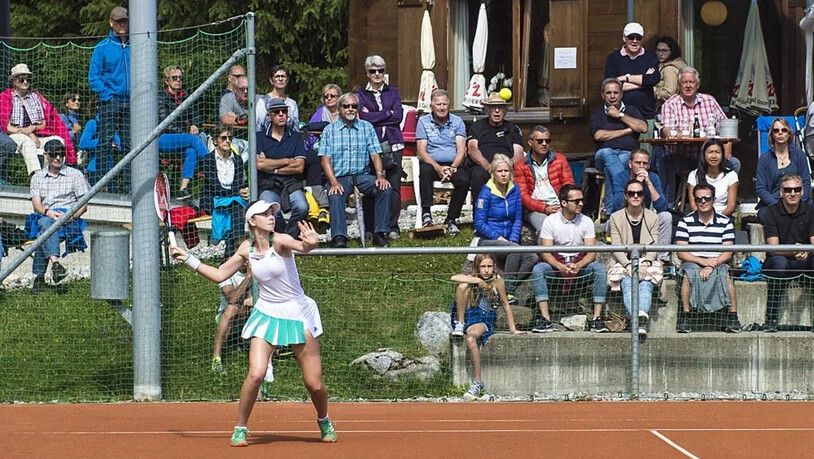 Tennisspielerin Simona Waltert  Lenzerheide Open