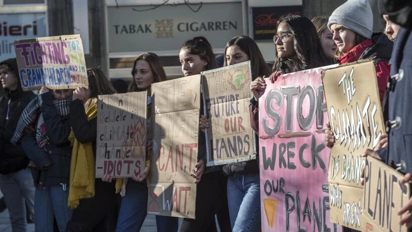 Kundgebung Klimastreik Schüler