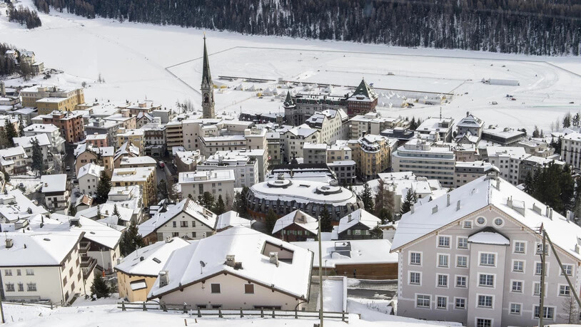 St. Moritz Winter Schnee