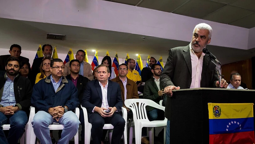 "Show der Regierung": Das Oppositionsbündnis MUD in Venezuela will die bevorstehende Präsidentenwahl im April boykottieren.