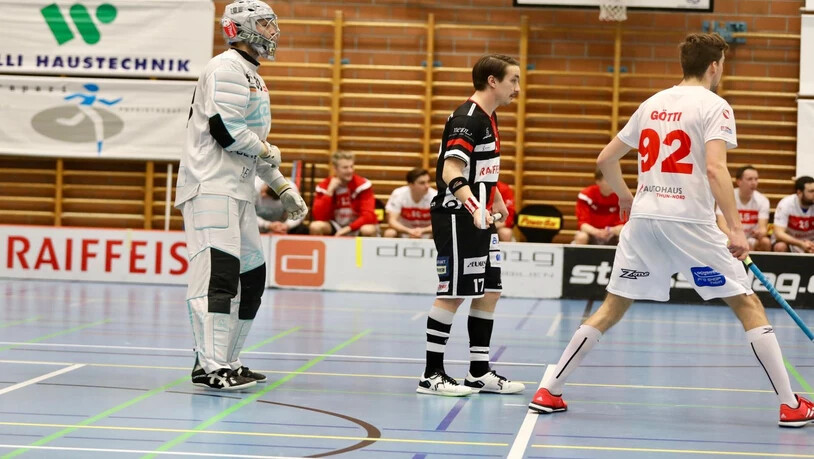 Chur Unihockey verliert gegen UHC Thun.