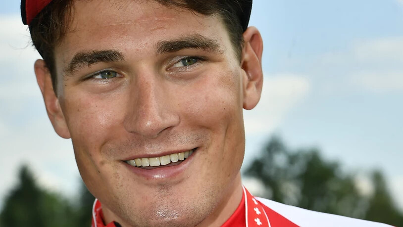 Silvan Dillier - hier nach seinem Gewinn der Schweizer Meister - war die grosse Überraschung bei Paris - Roubaix