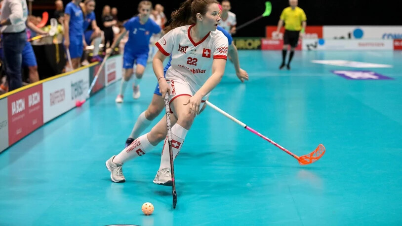 Nicole Capatt gelang zwar ihr erster WM-Treffer, das reichte aber nur zu einem 3:3 gegen die Slowakinnen.
