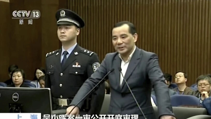 Der ehemalige Chef des chinesischen Versicherungsriesen Anbang, Wu Xiaohui, ist zu einer langen Gefängnisstrafe verurteilt worden. (Archivbild)
