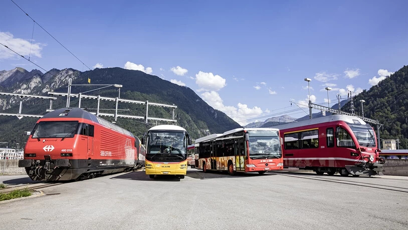 Der öffentliche Verkehr wird in Graubünden mehr genutzt als noch im Jahre 2010.