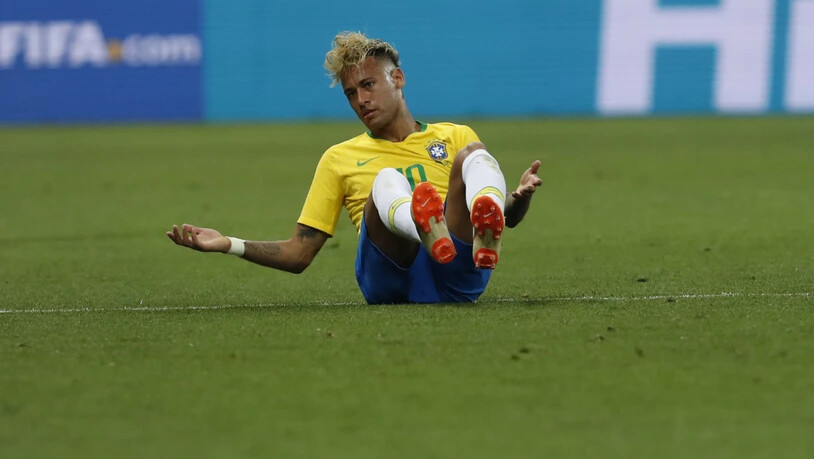 Haderte nach dem Spiel gegen die Schweiz mit dem Schiedsrichter: Brasiliens Superstar Neymar