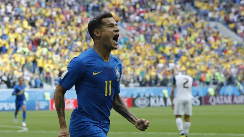 Erlöste Brasilien im Duell mit Costa Rica mit dem 1:0 in der Nachspielzeit: Philippe Coutinho