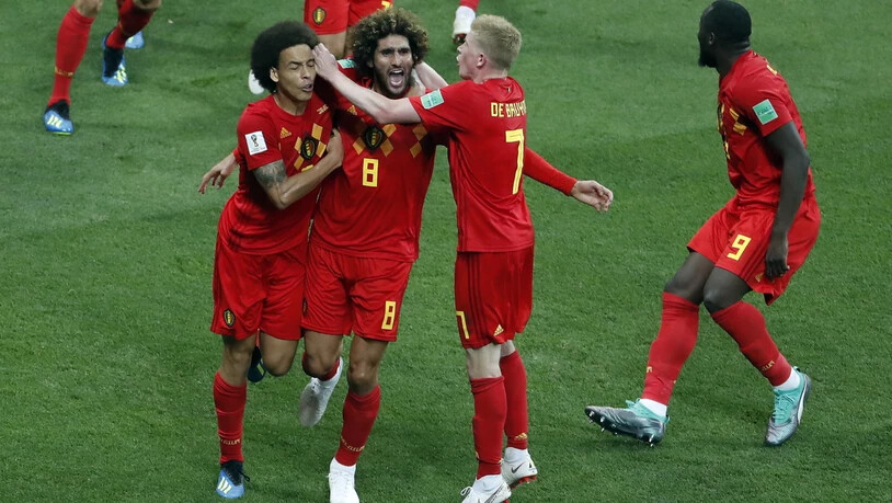 Die Belgier jubeln nach einem 0:2-Rückstand doch noch