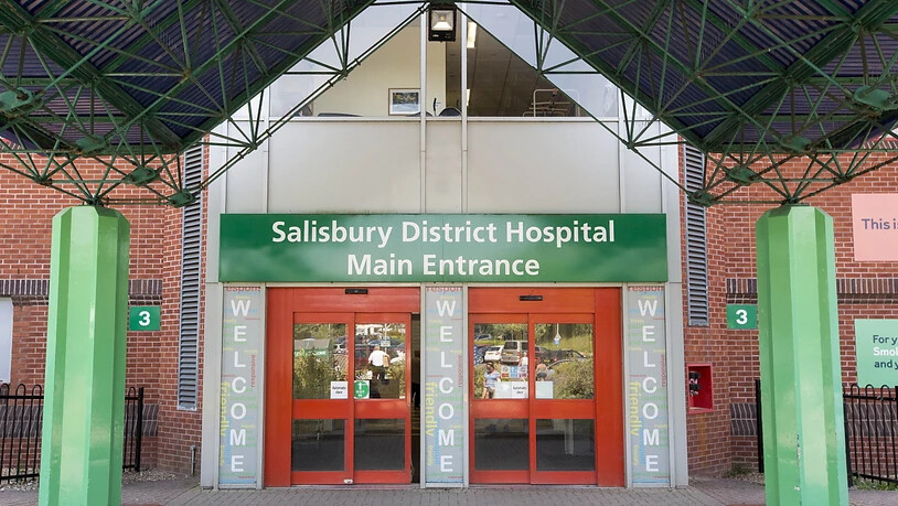 In diesem Spital in Salisbury ist die 44-jährige Frau aus dem nahe gelegenen Amesbury mit Nowitschokvergiftungen behandelt worden. (Archivbild)
