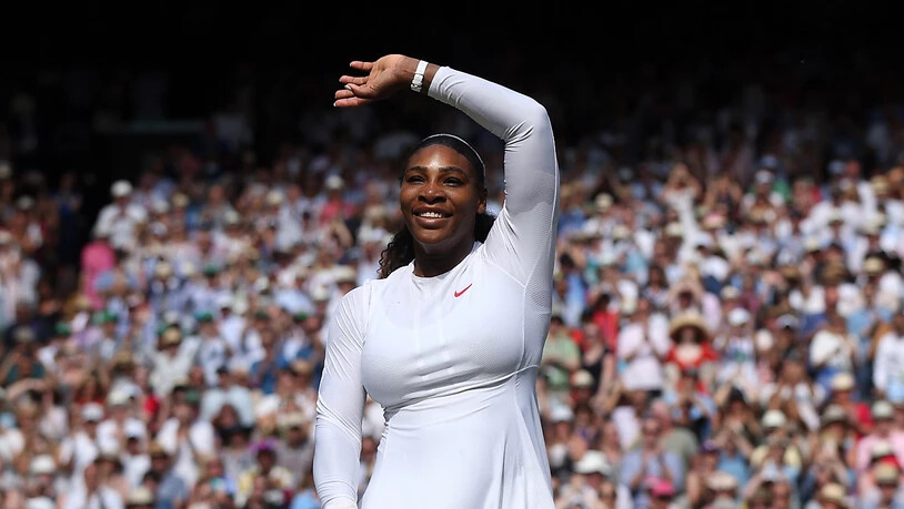 Winkt sie heute zum achten Mal als Siegerin ins Publikum? Serena Williams ist im Wimbledonfinal die Favoritin