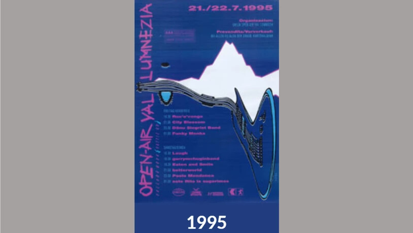 Ab 1989 bis 1995 sah das Plakat des Festivals so aus.