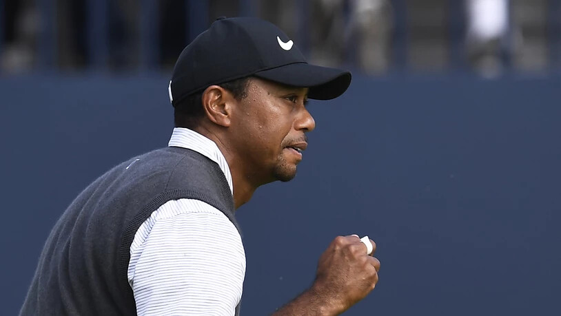 Am British Open erlebt man einen kämpferischen Tiger Woods