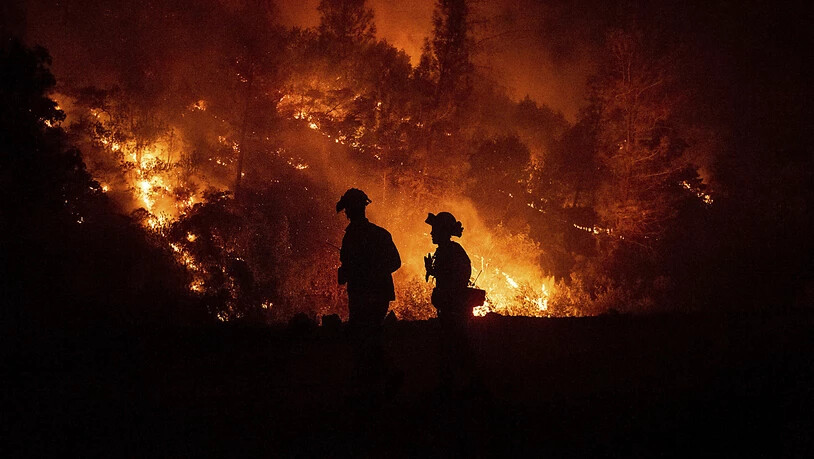 Die Feuerwehr hat bei der Bekämpfung des Grosswaldbrandes "Mendocino Complex Fire" in Nordkalifornien Fortschritte gemacht.