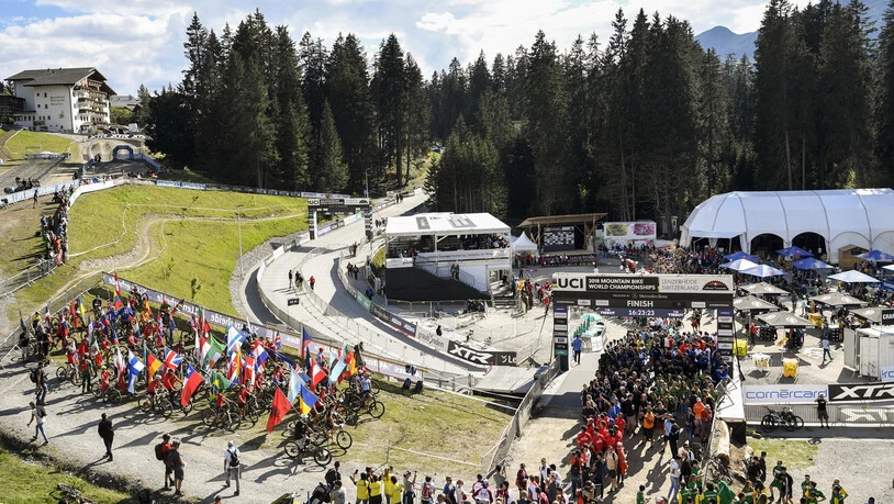 Bei besten Bedingungen wurde am Mittwoch die Mountainbike-WM eröffnet.