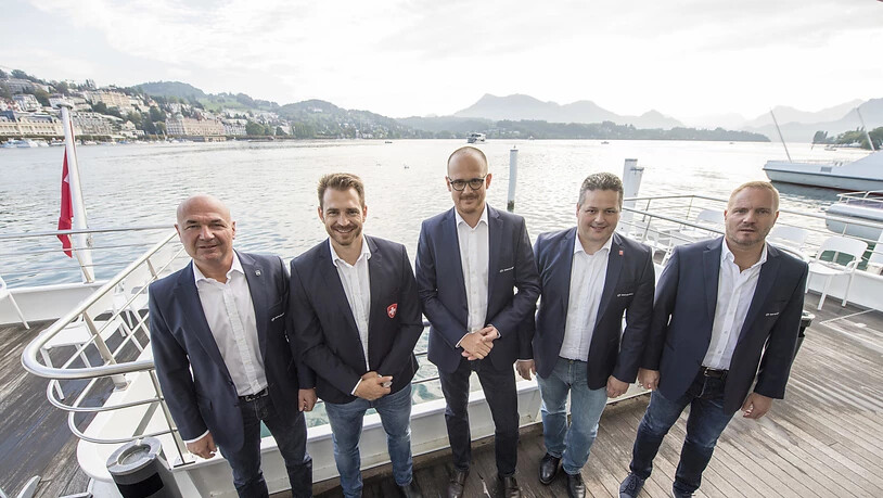 Die Spitzenfunktionäre von Swiss Ice Hockey präsentierten in Luzern ihren Saison-Ausblick