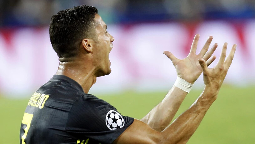 Cristiano Ronaldo kanns nicht glauben: Er fliegt mit Rot vom Platz