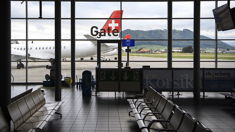 Die Leere nach dem SkyWork-Grounding hat Auswirkungen auf den Personalbestand des Flughafens Bern.