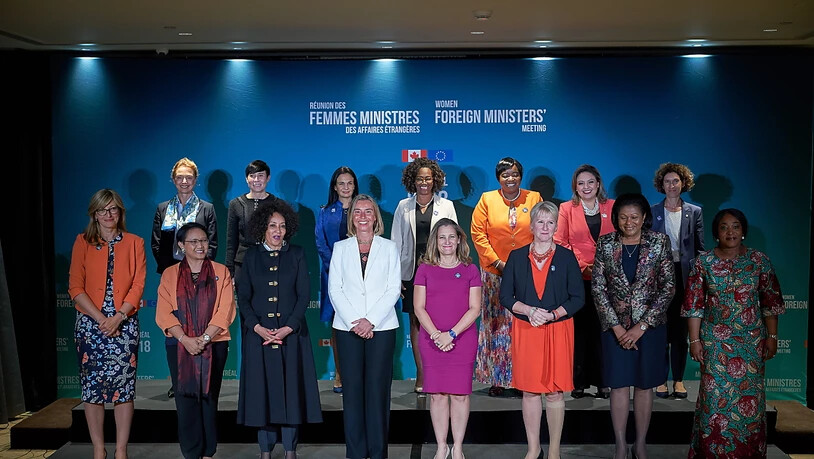 Aussenministerinnen aus aller Welt beraten in Kanada über Frauen in Politik und Führungspositionen, die Stärkung von Demokratie, die Förderung von Frieden und Sicherheit und den Kampf gegen Gewalt gegen Frauen.