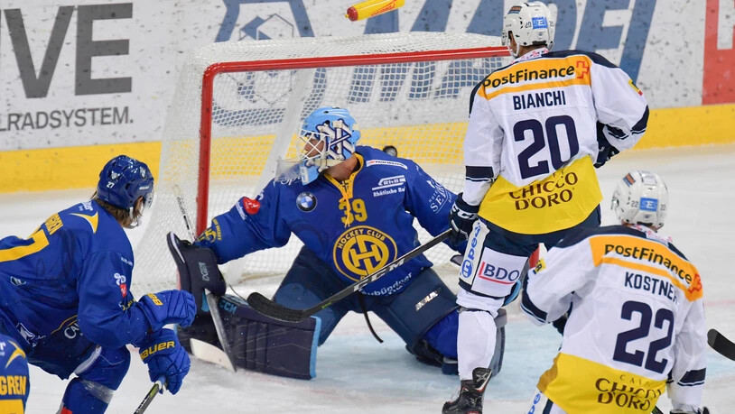 Import-Goalie Anders Lindbäck stand bei sieben Gegentoren auf dem Eis: Kein glücklicher Einstand.