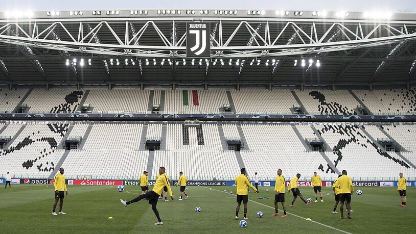 Die Young Boys am Dienstag beim Training im Turiner Stadion