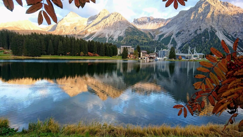 Traumhafter Herbsttag in Arosa.