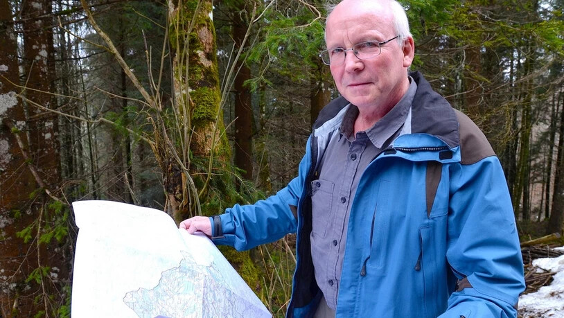 Rolf Ehrbar, Revierförster im See-Gaster, sieht die hiesigen Wälder im Umbruch begriffen. 