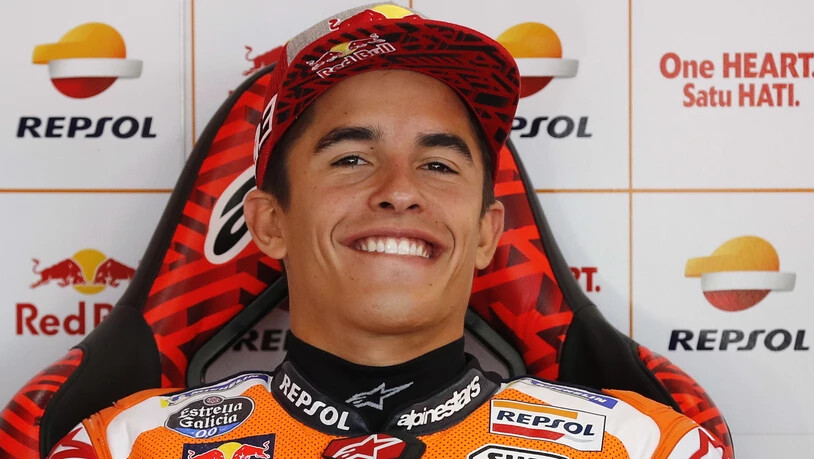 Marc Marquez hat wie immer gut lachen: Der Spanier steht im Alter von erst 25 Jahren unmittelbar vor dem Gewinn seines bereits fünften MotoGP-WM-Titels