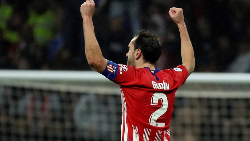 Atléticos Captain und Abwehrchef Diego Godin schiesst sein Team in der Nachspielzeit zum Sieg - trotz Muskelverletzung