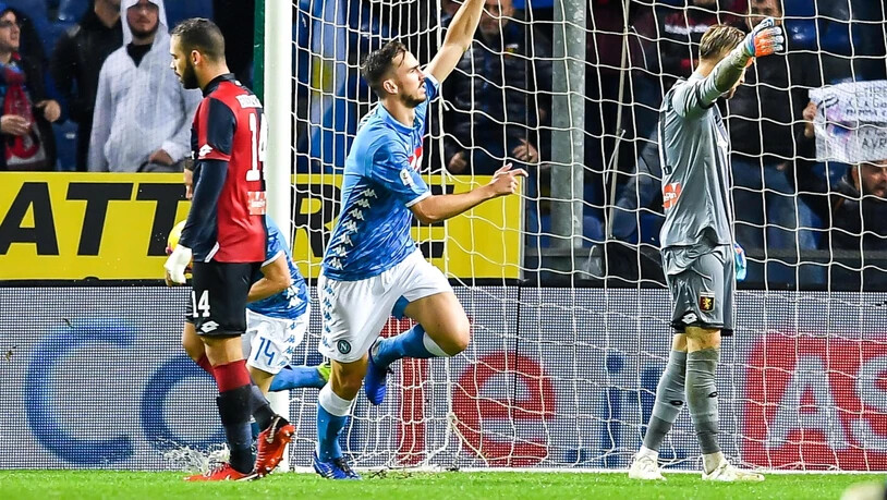 Fabian Ruiz schiesst für Napoli gegen Genoa das 1:1 und sorgt für die Wende