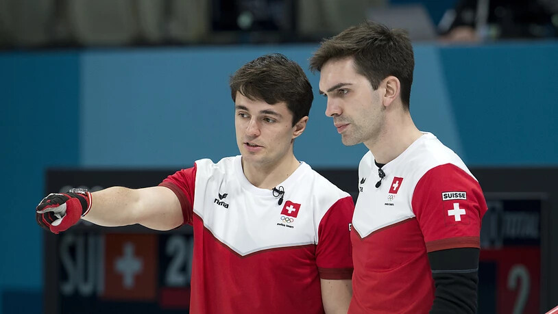Benoît Schwarz (links) und Skip Peter De Cruz gehören zum erfolgreichsten Schweizer Team