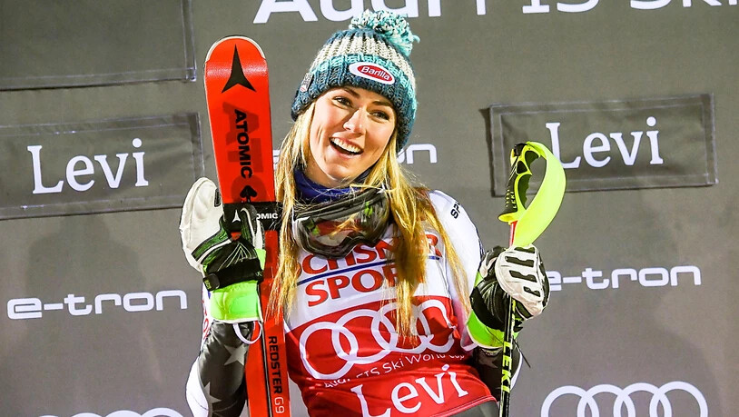 Mikaela Shiffrin wird nach Weltcup-Siegen im Slalom bald Rekordhalterin sein