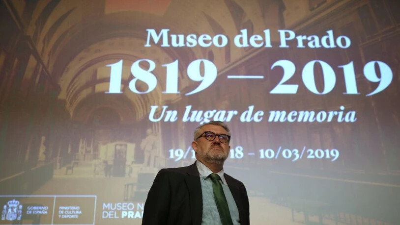Direktor Miguel Falomir feiert den 200. Geburtstags des Museo del Prado in Madrid.