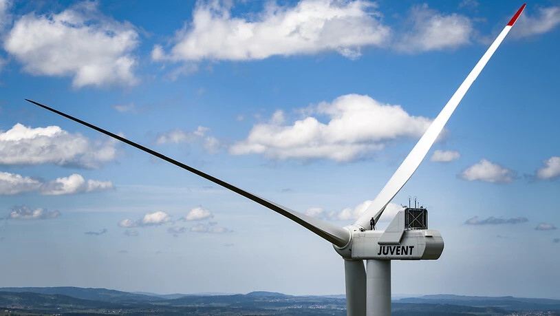 Die Windenergie hat sich in der Schweiz noch nicht stark entwickelt. (Archiv)