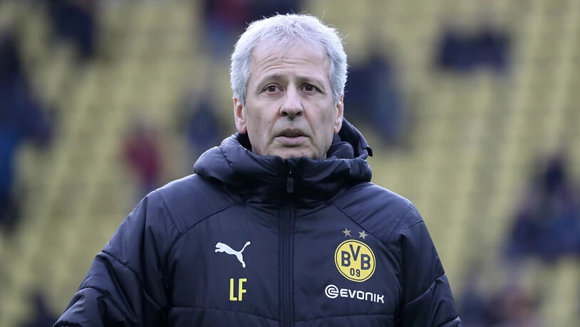 Lucien Favre steht als Trainer von Dortmund vor seinem ersten Revierderby