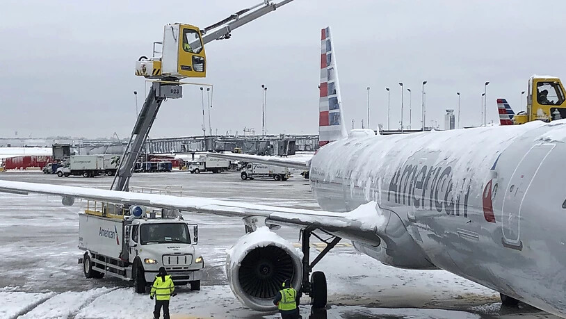 Am Donnerstag sind viele Flüge in den USA aufgrund eines Wintersturms ausgefallen oder waren stark verspätet. (Archivbild)