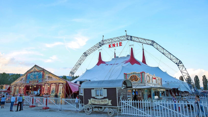 Wird erneuert: Das Zelt des Zirkus Knie bekommt eine neue Plane und auch die Tragekonstruktion darunter wird überarbeitet. 