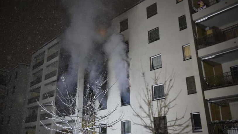 Anfang 2019 der tragische Wohnungsbrand in Chur.