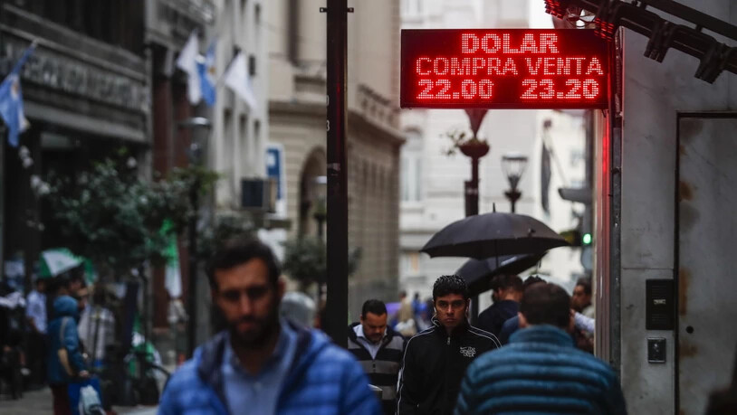 Hohe Inflation und schlechtes Umtauschverhältnis der eigenen Währung: Das ist die Realität in Argentinien. (Archivbild)
