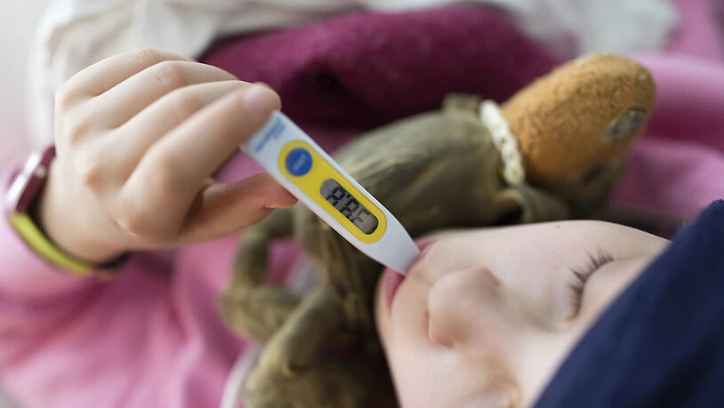 Kleinkinder sind derzeit besonders stark von Grippe betroffen.