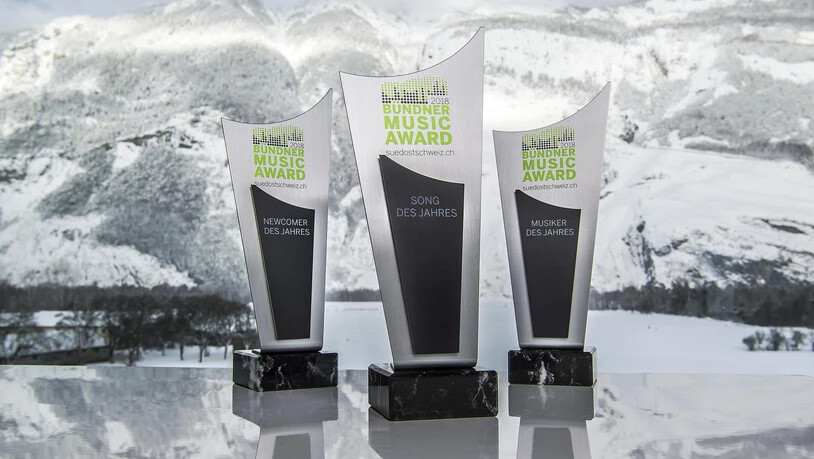 Die Pokale für den Bündner Music Award sind da. Am 25. Januar steigt die Award-Show im Churer «Loucy».