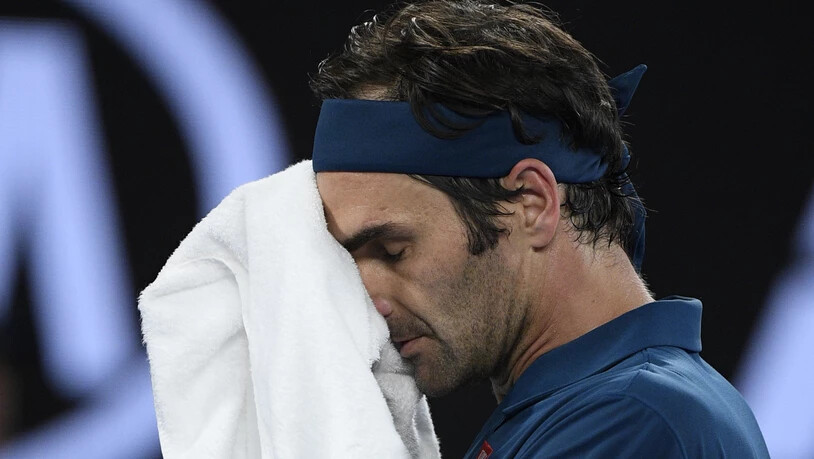 Fand kein Mittel gegen den jungen Griechen Stefanos Tsitsipas: Roger Federer scheiterte in Melbourne bereits im Achtelfinal