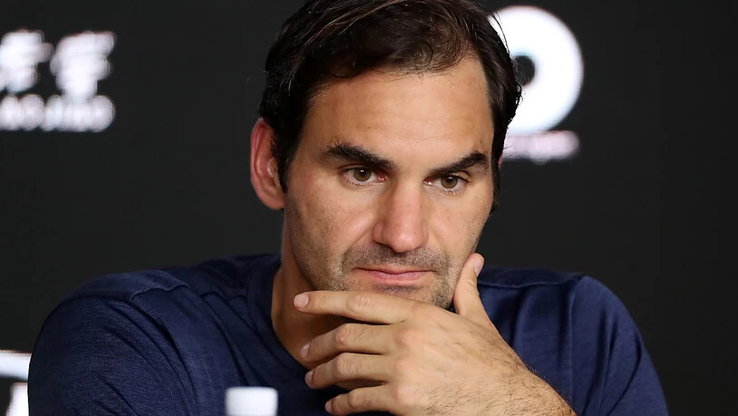 Enttäuscht, aber gefasst: Roger Federer nach seinem Aus am Australian Open