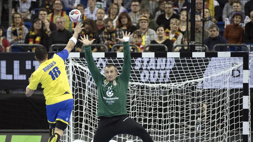 Brasilien (im Bild ein Abschluss von Felipe Borges) verblüfft an der Handball-WM mit einem Sieg in der Hauptrunde in Köln über Kroatien