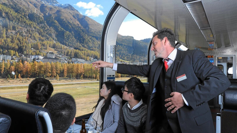 Besonders der Service im Bernina-Express schnitt bei der Befragung gut ab. 