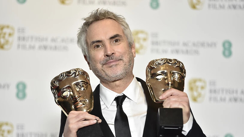 "Unglaubliche Ehre": der mexikanische Filmregisseur Alfonso Cuarón bei der Verleihung der britischen Filmpreise.