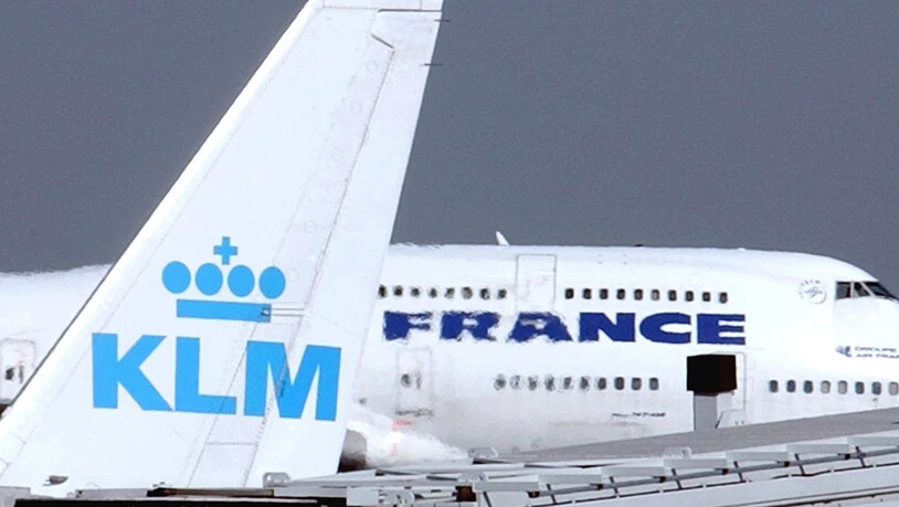 Flieger von Air France und KLM am Pariser Flughafen (Archivbild).