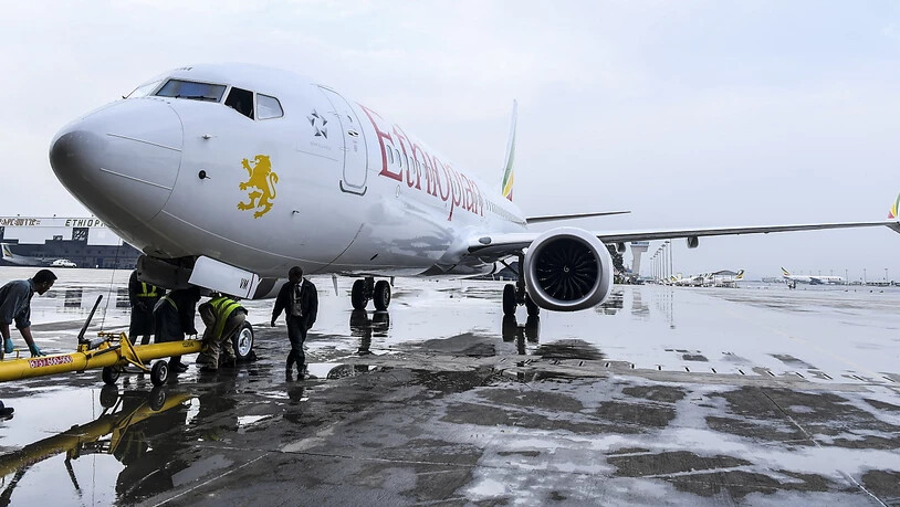 Eine Boeing 737 Max 8 der äthiopischen Fluggesellschaft Ethiopian Airlines. Eine Maschine gleichen Typs stürzte am Sonntag kurz nach dem Start ab. Alle 157 Insassen starben.
