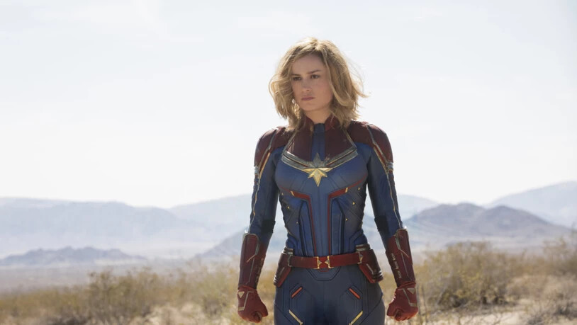 Der Actionfilm "Captain Marvel" mit Brie Larson in der Hauptrolle hat am Wochenende vom 7. bis 10. März 2019 die Schweizer Kinocharts souverän angeführt. (Archiv)