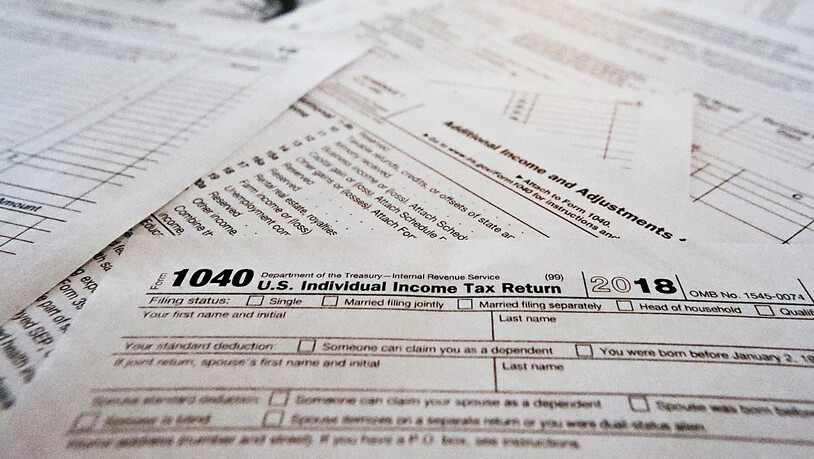 US-Steuerformulare. (Archivbild)